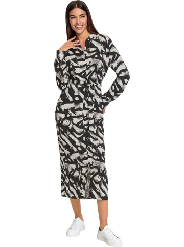 Heine Kleid in Grau/ Schwarz