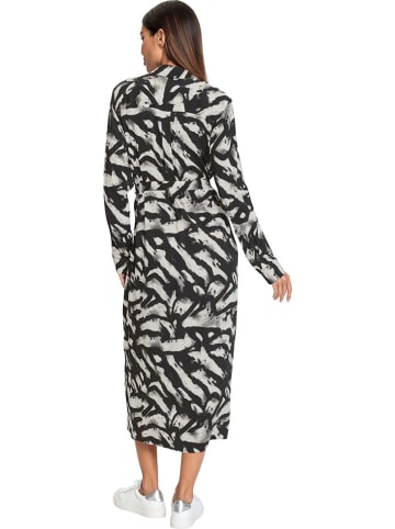 Heine Kleid in Grau/ Schwarz