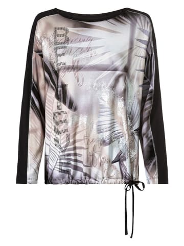 Heine Bluse in Grau/ Schwarz