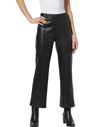 Heine Kunstleren broek zwart