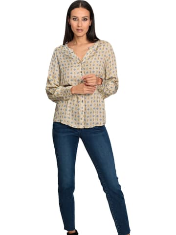 Heine Blouse beige/lichtblauw