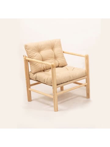 FLORIANE GARDEN Gartensofa in Creme - (B)51 x (H)86 x (T)51 cm