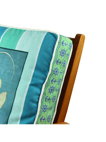 FLORIANE GARDEN Stoelkussen turquoise