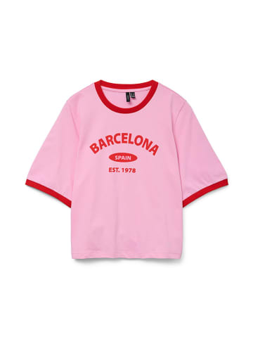 Vero Moda Shirt in Rosa/ Rot