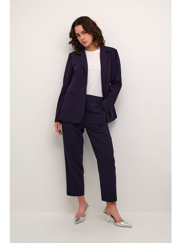 Kaffe Broek "Sakura" auberginekleurig