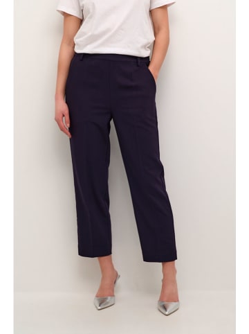 Kaffe Broek "Sakura" auberginekleurig