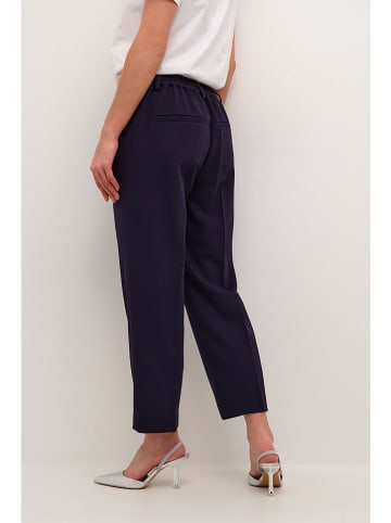Kaffe Broek "Sakura" auberginekleurig