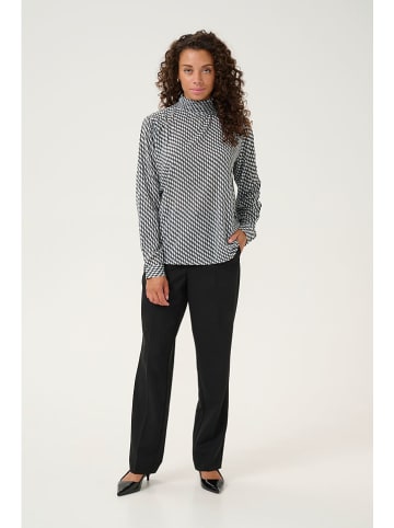 Kaffe Blouse "Amber" zwart/wit