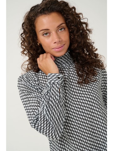 Kaffe Blouse "Amber" zwart/wit