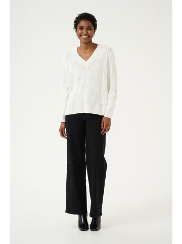 Kaffe Pullover "Charlie" in Weiß