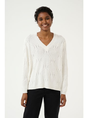 Kaffe Pullover "Charlie" in Weiß