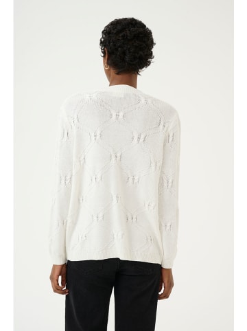 Kaffe Pullover "Charlie" in Weiß
