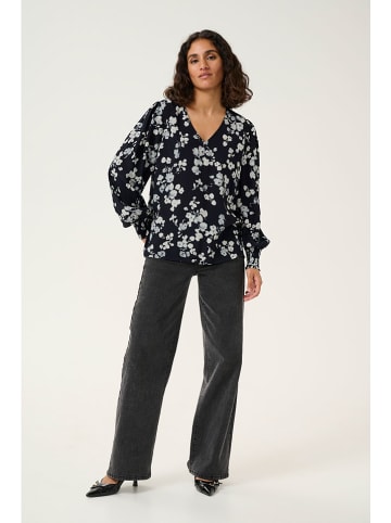 Kaffe Blouse "Alice" donkerblauw