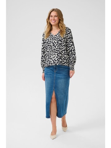 Kaffe Bluse "Alice" in Schwarz/ Weiß