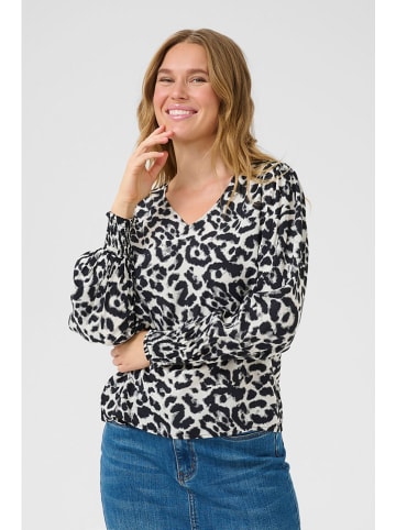 Kaffe Bluse "Alice" in Schwarz/ Weiß