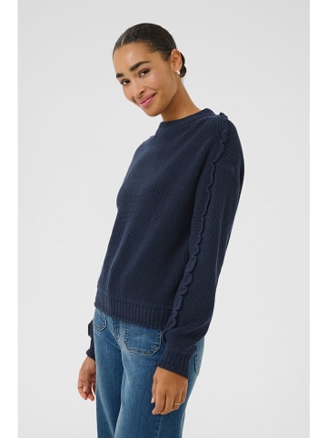 Kaffe Pullover "Maggi" in Dunkelblau