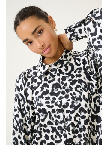 Kaffe Kleid "Roxy" in Weiß/ Schwarz