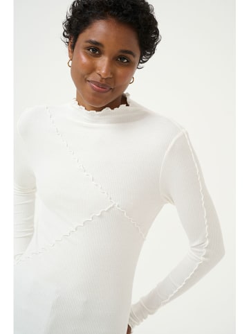 Kaffe Longsleeve "Kayla" in Weiß