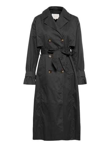 Kaffe Trenchcoat "Patricia" in Schwarz