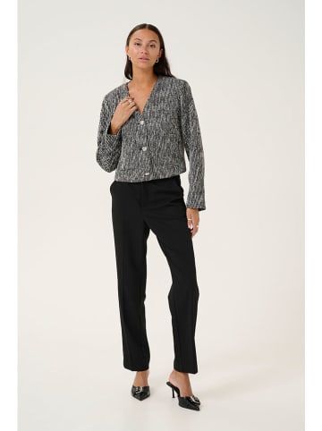 Kaffe Blazer "Minella" in Schwarz/ Weiß