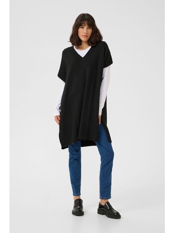 Kaffe Poncho "Annetta" in Schwarz
