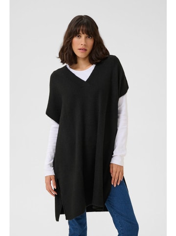 Kaffe Poncho "Annetta" in Schwarz