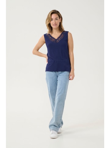 Cream Top "Trulla" in Blau