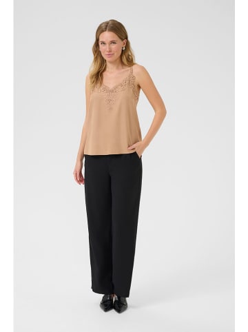 Cream Top "Anna" camel