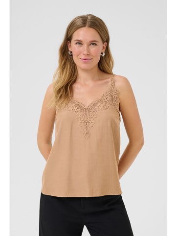 Cream Top "Anna" camel