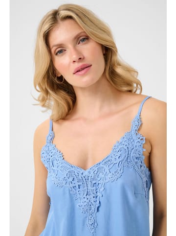 Cream Top "Anna" lichtblauw