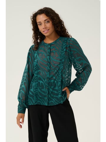 Cream Bluzka "Yana" w kolorze morskim