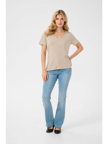Cream Shirt "Naia" in Beige