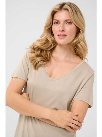 Cream Shirt "Naia" in Beige