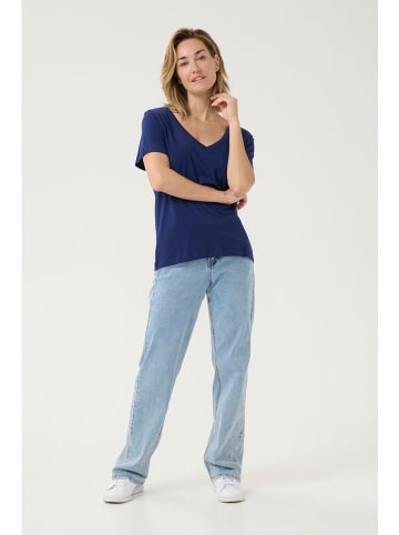 Cream Shirt "Naia" in Blau