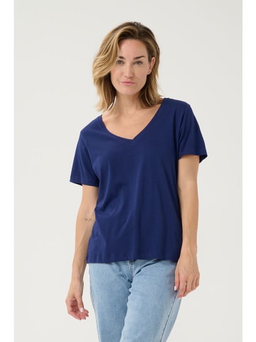 Cream Shirt "Naia" in Blau