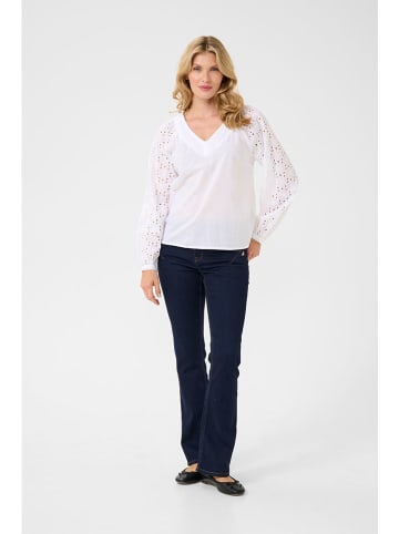 Cream Blouse "Vera" wit