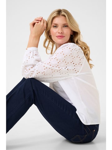 Cream Blouse "Vera" wit