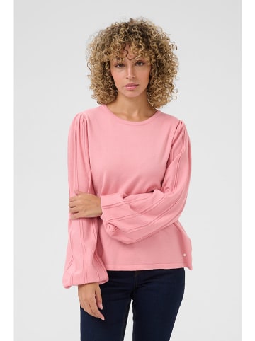 Cream Pullover "Dela" in Rosa