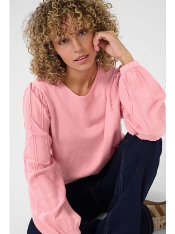 Cream Pullover "Dela" in Rosa
