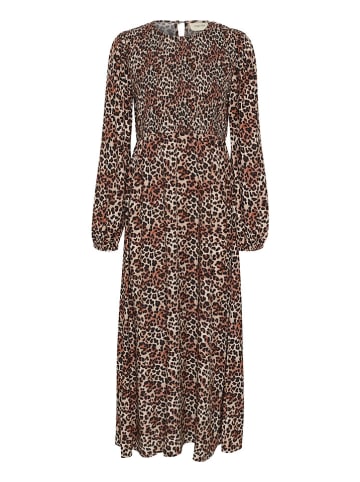 Cream Kleid "Tiah" in Hellbraun/ Schwarz