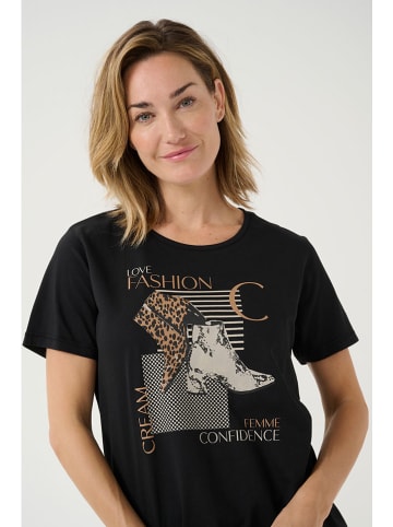 Cream Shirt "Velie" in Schwarz