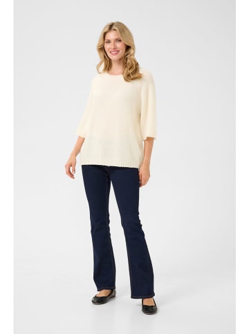 Cream Pullover "Blu" in Creme