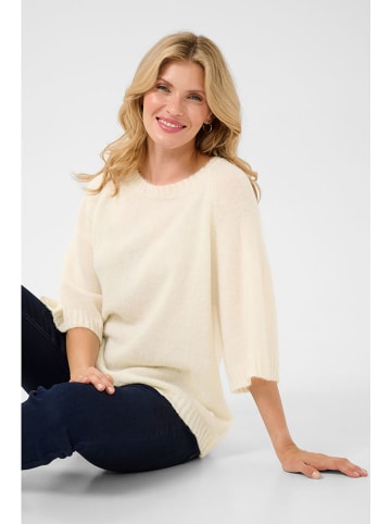 Cream Sweter "Blu" w kolorze kremowym