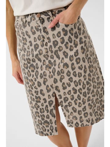 Cream Rok "Leona" taupe/grijs