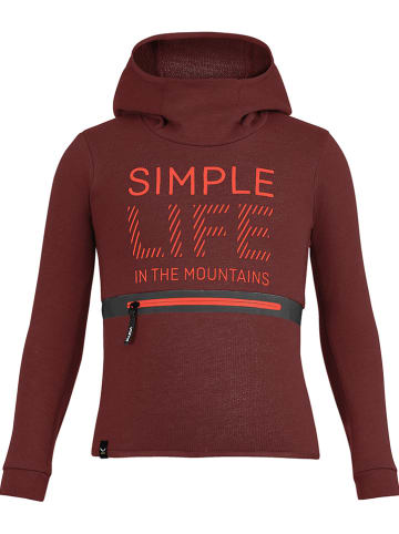 Salewa Functionele hoodie rood