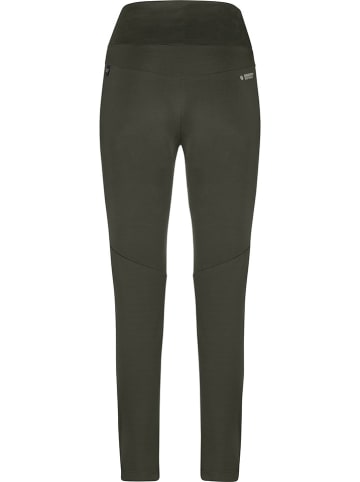 Salewa Legginsy funkcyjne w kolorze zielonym