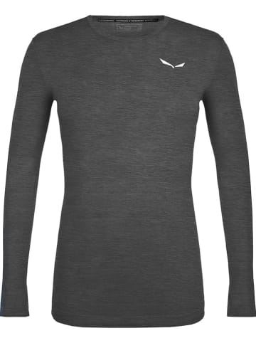 Salewa Funktionslongsleeve in Anthrazit