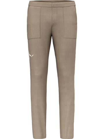 Salewa Spodnie funkcyjne - Regular fit - w kolorze jasnobrązowym