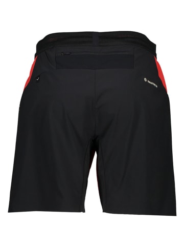 Salewa Sport-Shorts in Rot/ Schwarz