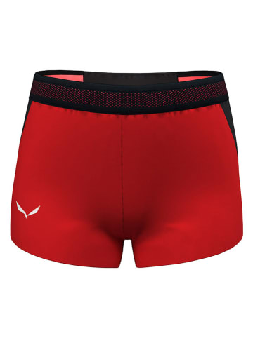 Salewa Funktionsshorts in Schwarz/ Rot